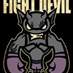 FIGHT DEVIL_black∴POPキャラクターイラスト∴GAMI